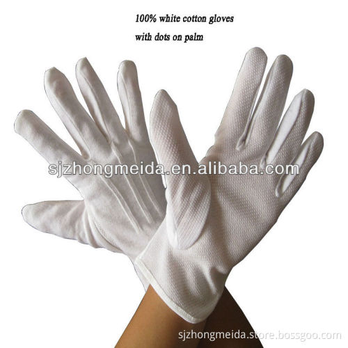 cotton gloves white lady dress wearing